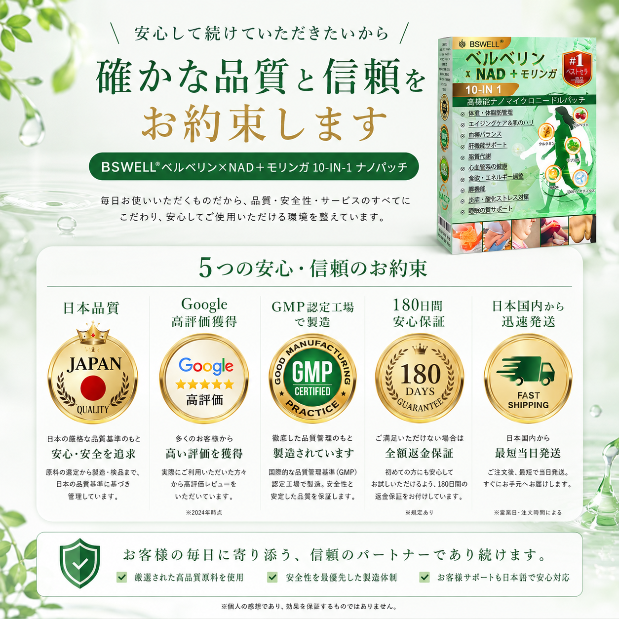 🍏🍏🍏公式旗艦店 - BSWELL®＆NAD+ 10-in-1 ナノ強化フォーミュラ — 肥満、肌のたるみ、糖尿病、睡眠時無呼吸症候群、関節の悩み、その他健康上の懸念にアプローチ🌟