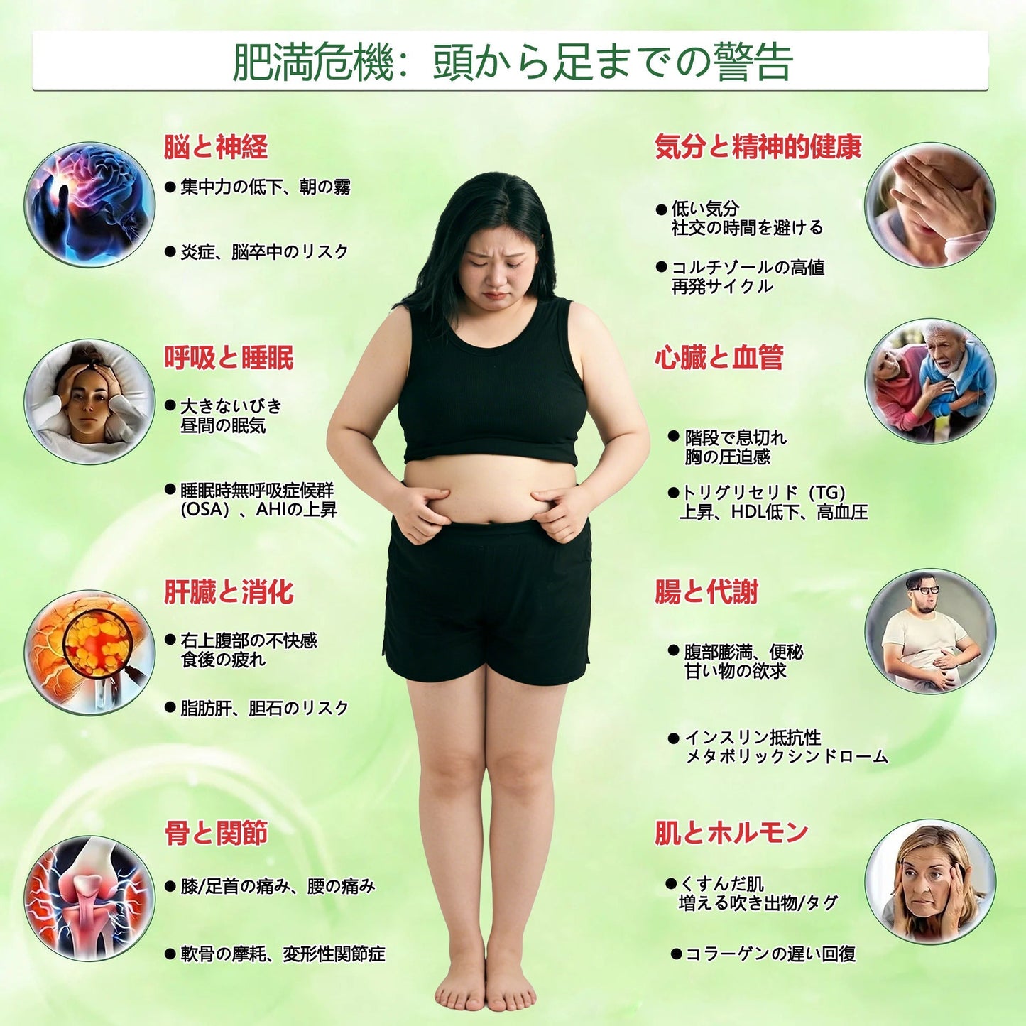 🍏公式旗艦店 - BSWELL®＆NAD+ 10-in-1 ナノ強化フォーミュラ — 肥満、肌のたるみ、糖尿病、睡眠時無呼吸症候群、関節の悩み、その他健康上の懸念にアプローチ🌟